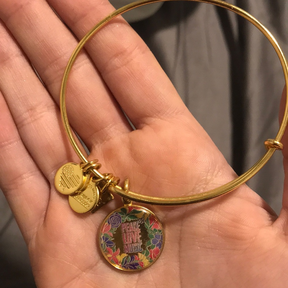 Gold Alex and Ani Bracelet